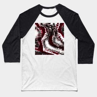 Red Marble Baseball T-Shirt